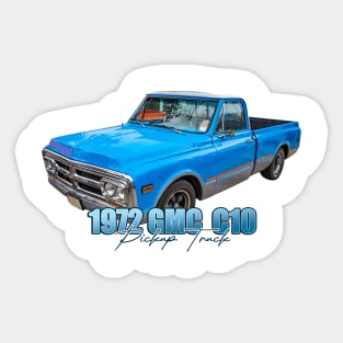 1972 GMC C10 Pickup Truck Sticker